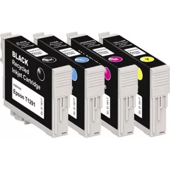 Basetech tinta substitui Epson T1291, T1292, T1293, T1294 pack combinado compatível preto, ciano, magenta, amarelo BTE125 1617,4050-126