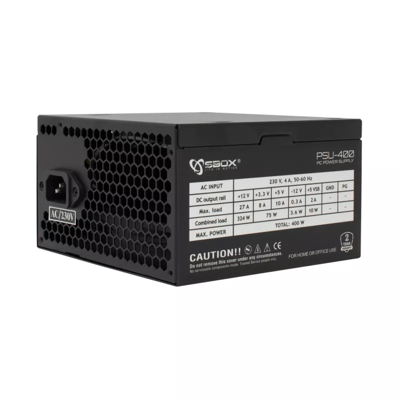 Caixa de computador Sbox PCC-12 MicroATX preta