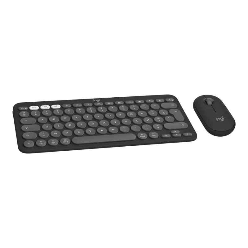 Logitech Pebble 2 Combo for Mac Teclado e rato sem fios QWERTZ alemão grafite