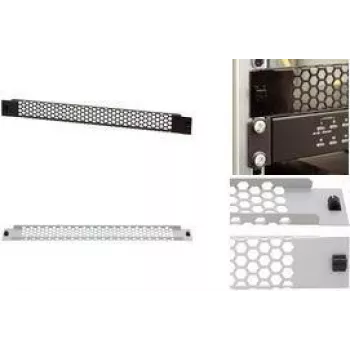 LogiLink PN110G painel de ventilação de 19", sem ferramentas, 1U, cinzento claro