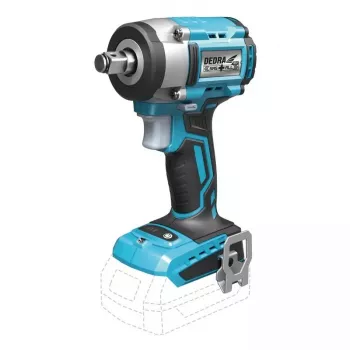 Ferramenta elétrica Dedra CHAVE DE IMPACTO A BATERIA SEM ESCOVAS 1/2'' 350NM 18V SAS+ DED7153