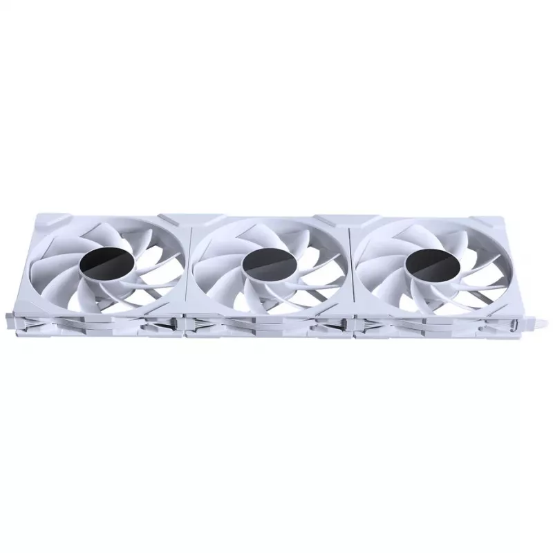 Caixa PHANTEKS NV Series NV7 E-ATX, vidro temperado, ARGB - Branco & Ventoinhas M25 Gen2 PWM D-RGB pack de 3 - Reverse Blade, 140 mm + Kit DRGB
