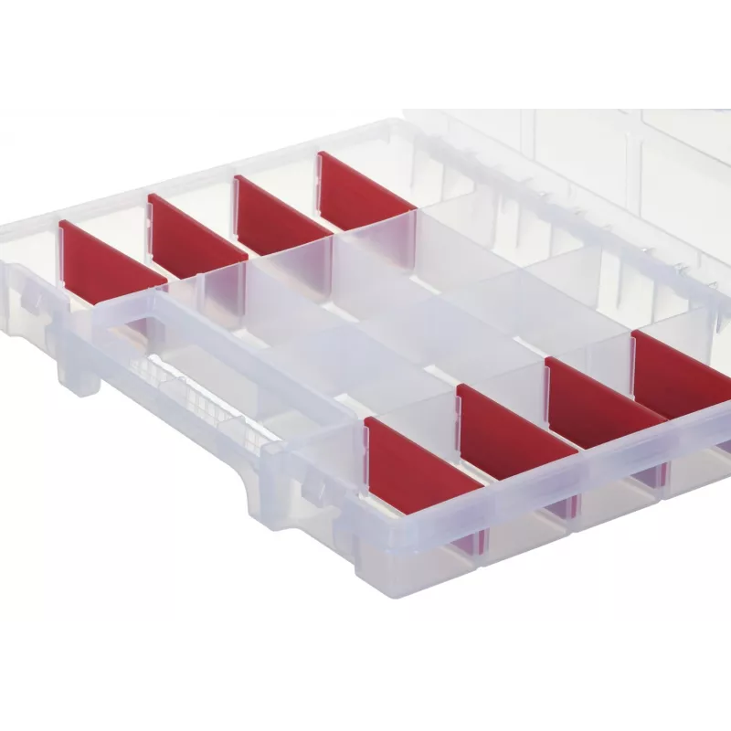 Caixa de ferramentas KETER Stack'N'Roll (17210831/253380) com 3 organizadores preto