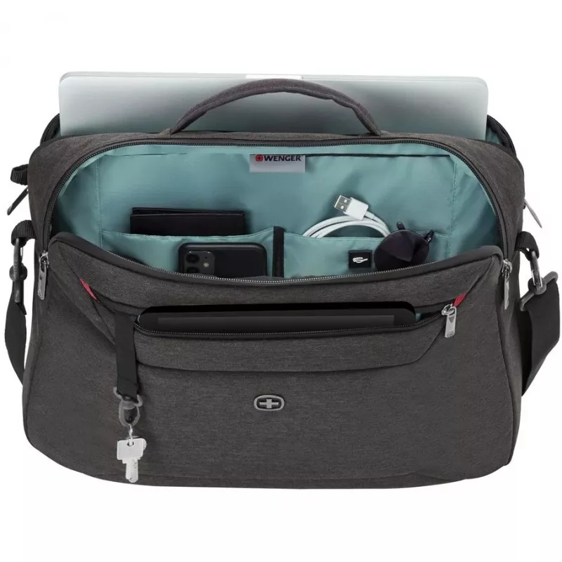 Mala para portátil Wenger MX 16 polegadas Stand cinzento