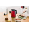 Chaleira elétrica Bosch TWK7L464 – capacidade de 1,7 L, 2400 W, vermelha, caixa em plástico
