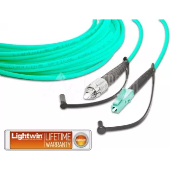 Lightwin cabo de ligação de fibra ótica simplex de alta qualidade, MM OM3, FC - LC (LSP-50 FC-LC 2.0 OM3)