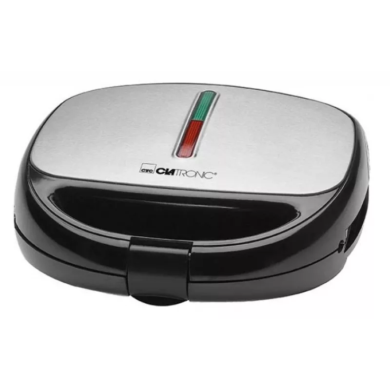 Clatronic ST/WA 3670 Máquina de sandes 800 W preto, aço inoxidável