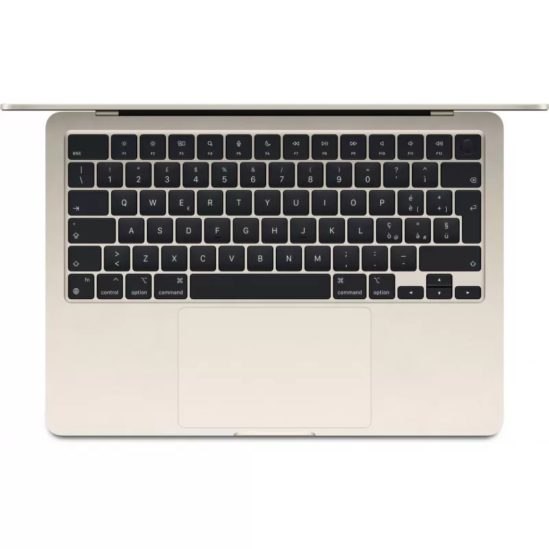APPLE MacBook Air 34,46 cm 13,6 polegadas chip Apple M3 CPU 8 núcleos GPU 10 núcleos 16GB 512GB SSD DE - Starlight