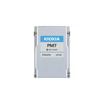 SSD | TOSHIBA | MTBF 2500000 h | velocidade de leitura 4150 MB/s | velocidade de escrita 3200 MB/s | SAS | 2.5 | 30720 GB | KPM7VRUG30T7