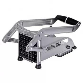 Cortador de alimentos manual GEFU G-13750 aço inoxidável, espessura máxima de corte 1,2 cm