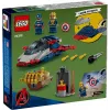 Conjunto de construção LEGO Marvel Super Heroes Capitão América Thanos 76319 — 107 peças, 2 minifiguras, idade 4+