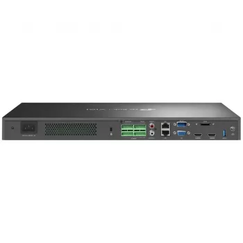 Gravador de vídeo em rede TP-Link VIGI NVR 64 canais, entrada 64ch, 4K 3840×2160, reprodução 16ch, disco HDD SATA, 64 TB máx., 2×LAN, USB-A