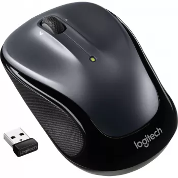 LOGITECH M325s rato ambidestro ótico 5 botões sem fios 2,4 GHz recetor Nano USB cinzento-escuro