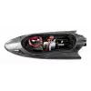 Lancheira rápida radiocomandada Amewi Stingray Jet Drive 335mm RTR, aspeto carbono