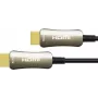 Cabo de ligação HDMI™ 2.0 híbrido ótico, 4K2K / UHD 60Hz, ficha banhada a ouro e contactos de cobre, preto, 90m, série PYTHON® (GC-M0158)