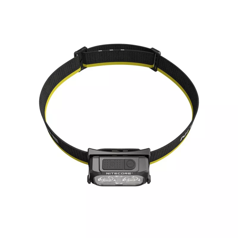 Lanterna de cabeça Nitecore NU25 MCT — lanterna de cabeça recarregável, até 400 lúmenes, iluminação compacta mãos-livres