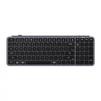 Keychron B2 Pro - Layout US - Scissor Ultra Low Profile - Teclado sem fios cinzento espacial
