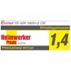 Einhell TE-MX 1600-2 CE - argamassa - cor - pó - preto - vermelho - M14 - ergonómico - 750 RPM - 1600 W