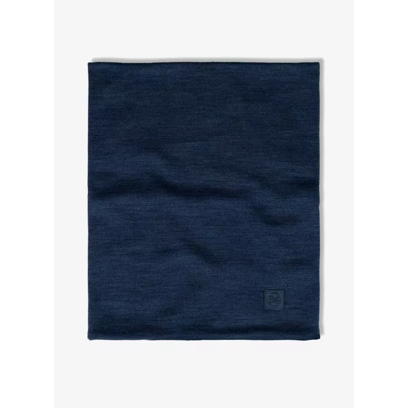 Buff Merino lã aquecedor de pescoço e rosto Sling modelo 113018.779.10.00 – pesado, sem costuras, unissexo, azul