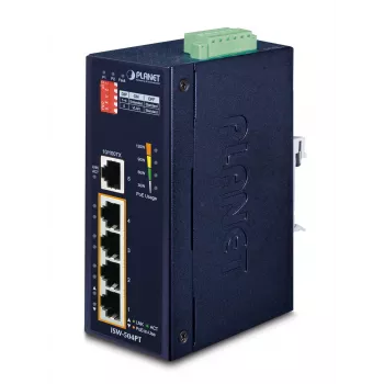 Switch não gerido PLANET ISW-504PT