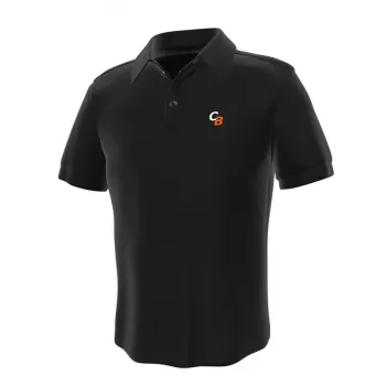 Polo GamersWear ComputerBase Polo preto tamanho S — Polo gaming homem, preto, tecido respirável