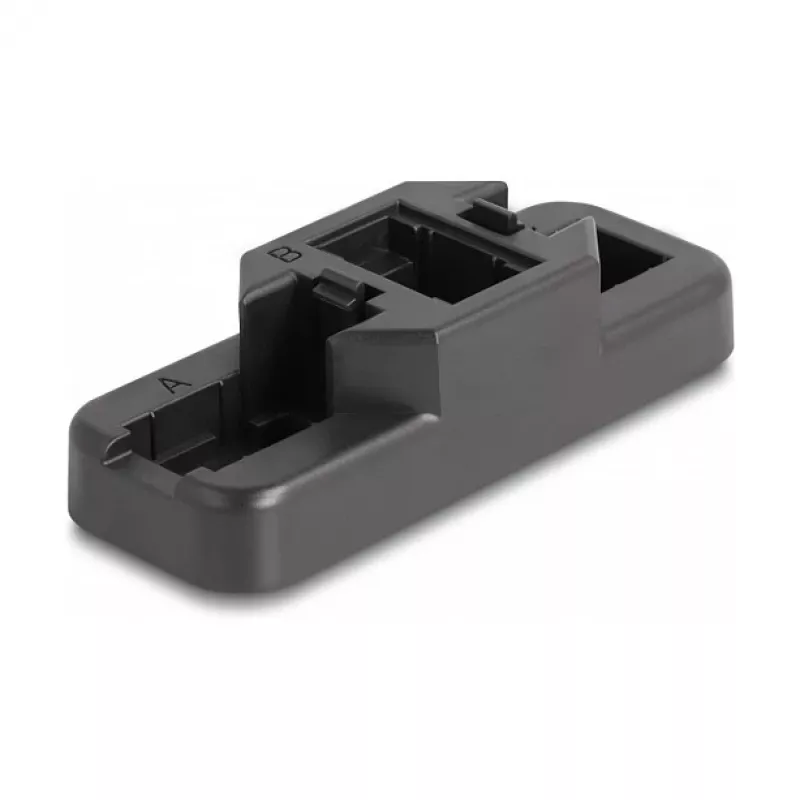 Conjunto Keystone LSA DeLOCK RJ45 RJ11 Cat.6 preto suporte de clipe