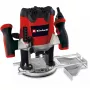 Fresadora Einhell TE-RO 1255 E - 1200 W - Ø 6 e 8 mm - Regulação de velocidade - Guia paralelo - Adaptador de aspiração - incl. acessórios