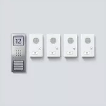 Conjunto de áudio Set CAB 850-4 E/W Basic aço inoxidável escovado (210008745-00)