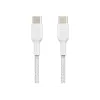 Belkin BOOST CHARGE - Cabo USB - 24 pin USB-C (M) para 24 pin USB-C (M) - USB 2.0 - 2 m - Branco