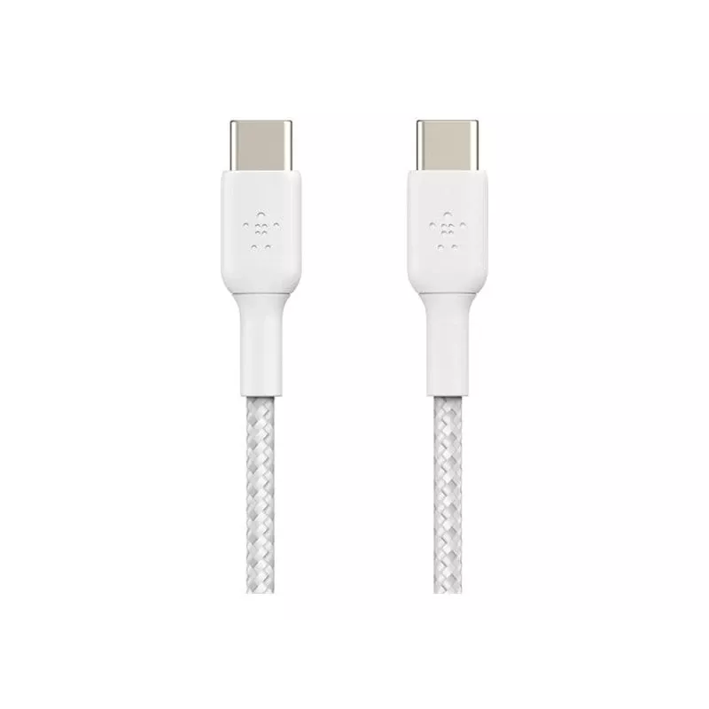 Belkin BOOST CHARGE - Cabo USB - 24 pin USB-C (M) para 24 pin USB-C (M) - USB 2.0 - 2 m - Branco