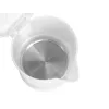 Chaleira elétrica LAFE LAFCZA45865, aço inoxidável, 0,6 L, 600 W, cinzento claro, tampa de bloqueio rebatível