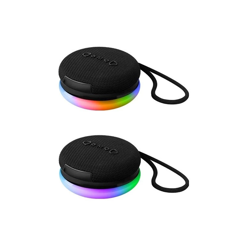 Altifalante Bluetooth portátil DEFENDER ENJOY 40 — 7 W RMS, Bluetooth 5.3, iluminação LED, bateria LiPo, 9 h, preto