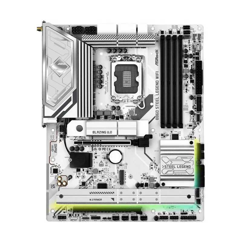 ASRock B860 Steel Legend WiFi Placa-mãe ATX