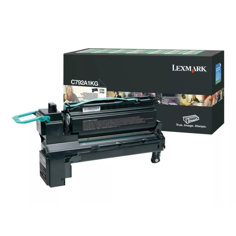 Lexmark C792A1KG Return Programme cartucho de toner, preto, 6000 páginas