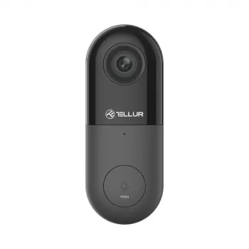 Campainha de vídeo Tellur T-MLX46892 1080P com fios sensor de movimento PIR