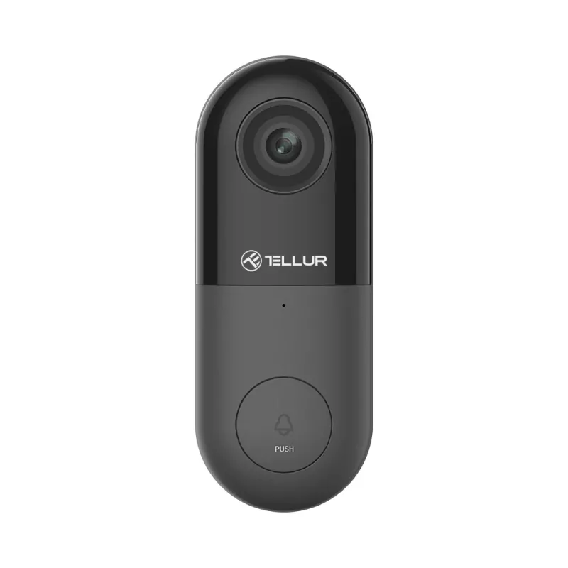 Campainha de vídeo Tellur T-MLX46892 1080P com fios sensor de movimento PIR