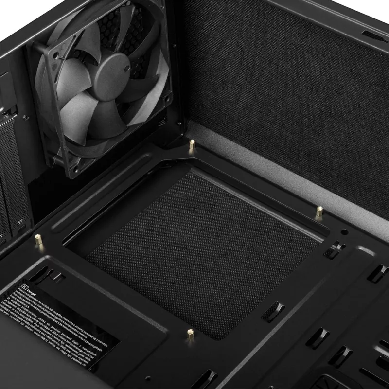 Caixa de PC MODECOM Oberon Pro Midi Tower — preto, suporta ATX/microATX/ITX, 7 slots de expansão, GPU até 395 mm, 5 baías HDD/3 SSD