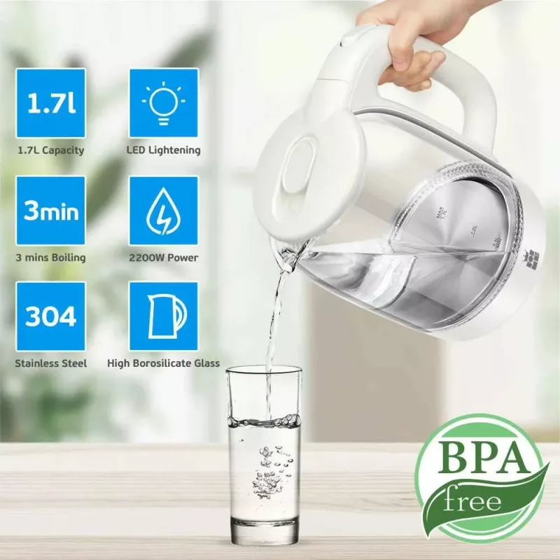 Chaleira elétrica Forme FKG-102 1,7L 2200W branco