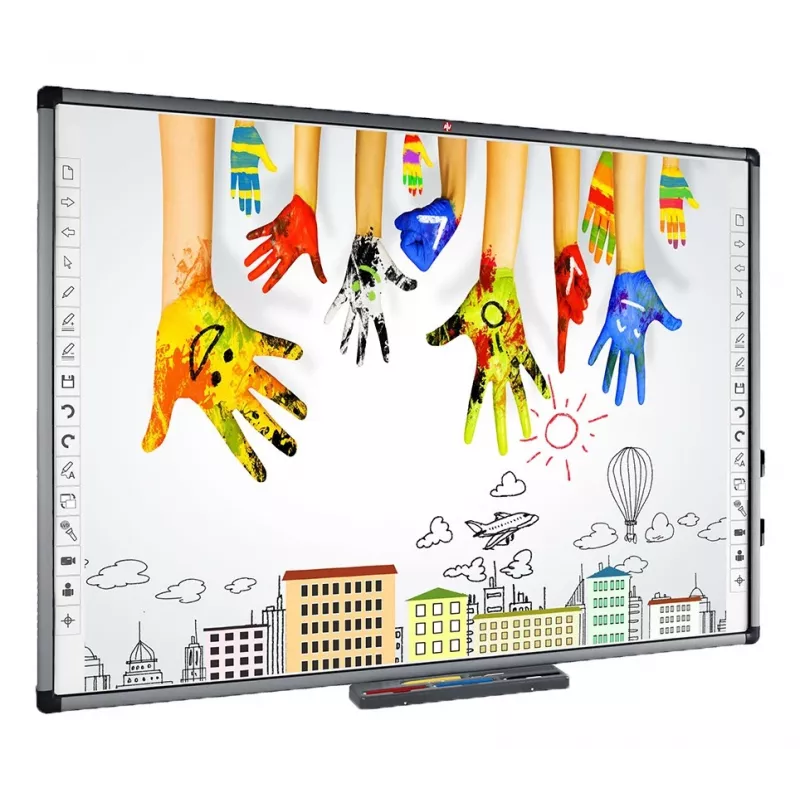 Avtek TT-BOARD 90 Pro 1TV110 quadro interativo, infravermelhos, tátil de 10 pontos, superfície cerâmica PolyVision