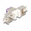 Módulo Keystone DeLOCK 88121 plano violeta RJ-45 10 unid.