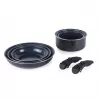 Conjunto de panelas Russell Hobbs RH03321EU7 — 8 peças, antiaderente, apto para máquina de lavar loiça