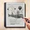 Ebook New Kindle Scribe - lançamento 2024 10.2 sem reflexos 64GB Wi-Fi (sem anúncios no ecrã de bloqueio) com Premium Pen Tungsten