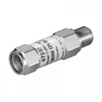 Wentronic Goobay mini amplificador de cabo coaxial 18 dB, ficha F para tomada F, 5-2300 MHz (67237)