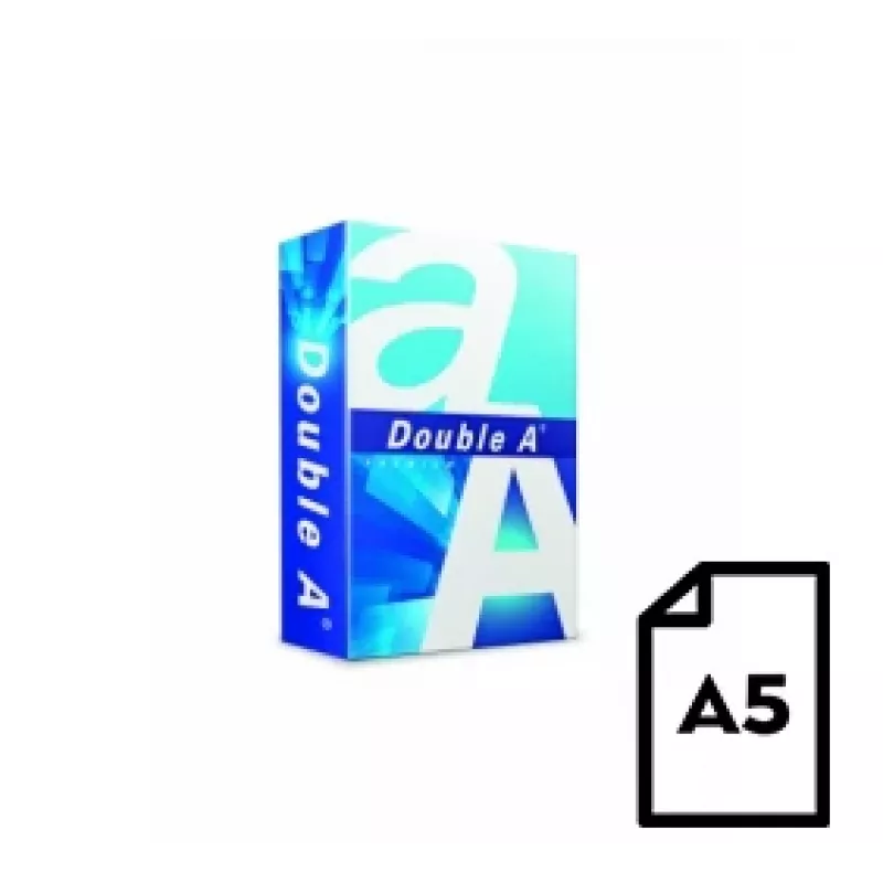 Papel Double A (categoria A), A5, 80 g, 500 folhas