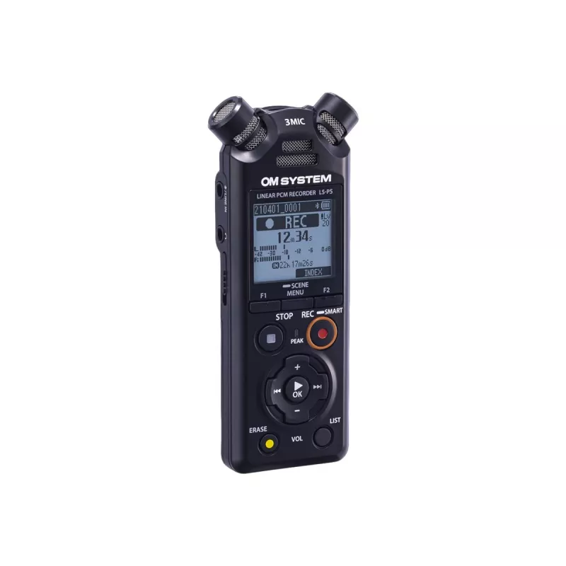 OM System (Olympus) LS-P5 V409180BG000 gravador de voz, 16 GB