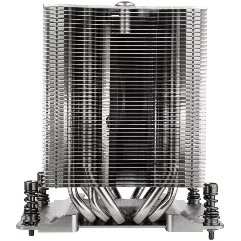 XE04-SP6P, dissipador de CPU prateado/preto, 92 mm