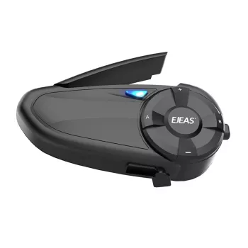 Intercomunicador para motociclo EJEAS Q7 Bluetooth headset de capacete com grande alcance e comunicação mãos-livres
