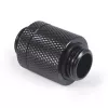 Alphacool ES D-Plug 20 mm de G1/4 macho para G1/4 macho, Deep Black