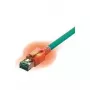 Cabo de rede EasyLan saCon EasyLan DualBoot LED S/FTP, Cat.6A, 0,5m, turquesa - Cabo de rede EasyLan DualBoot LED RJ45 S/FTP Cat.6A (Classe EA)