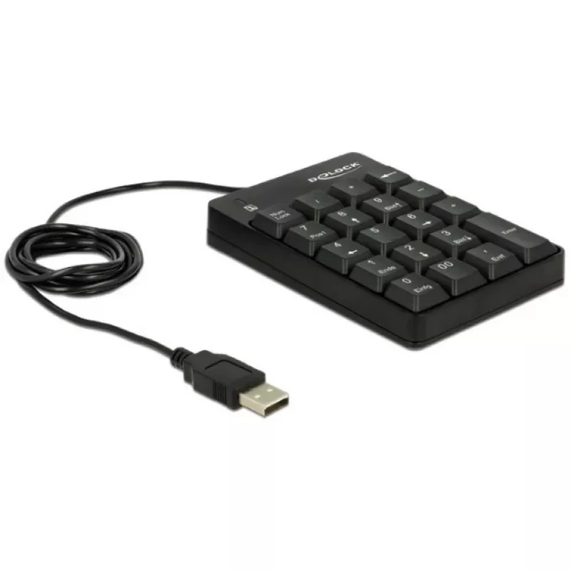 Teclado numérico DeLOCK 12481 universal USB preto